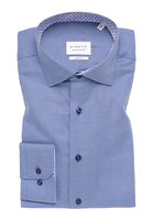 SLIM FIT Hemd in blau strukturiert