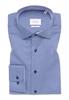 SLIM FIT Hemd in blau strukturiert