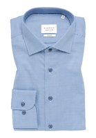 SLIM FIT Hemd in blau strukturiert
