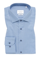 SLIM FIT Hemd in blau strukturiert