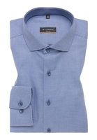 SLIM FIT Hemd in blau strukturiert