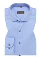 SLIM FIT Hemd in blau strukturiert