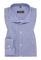 SLIM FIT Hemd in blau/hellblau bedruckt