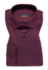 SLIM FIT Hemd in bordeaux strukturiert