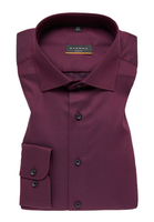 SLIM FIT Hemd in bordeaux strukturiert