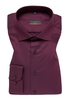 SLIM FIT Hemd in bordeaux strukturiert