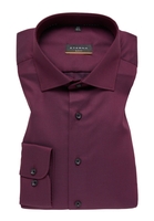 SLIM FIT Hemd in bordeaux strukturiert