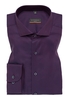 SLIM FIT Hemd in bordeaux strukturiert