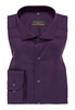 SLIM FIT Hemd in bordeaux strukturiert