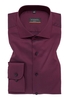 SLIM FIT Hemd in bordeaux strukturiert