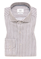 SLIM FIT Hemd in braun gestreift