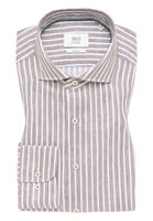 SLIM FIT Hemd in braun gestreift