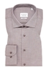SLIM FIT Hemd in braun strukturiert