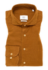 SLIM FIT Hemd in camel unifarben