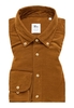 SLIM FIT Hemd in camel unifarben