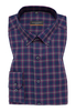 SLIM FIT Hemd in dunkelblau kariert