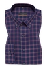SLIM FIT Hemd in dunkelblau kariert
