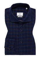 SLIM FIT Hemd in dunkelblau kariert