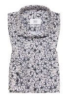 SLIM FIT Hemd in grau bedruckt