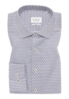 SLIM FIT Hemd in grau bedruckt