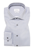 SLIM FIT Hemd in grau bedruckt