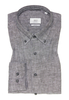 SLIM FIT Hemd in grau unifarben