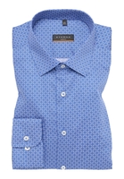 SLIM FIT Hemd in hellblau bedruckt