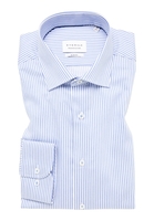 SLIM FIT Hemd in hellblau gestreift