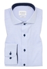 SLIM FIT Hemd in hellblau strukturiert