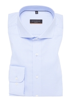 SLIM FIT Hemd in hellblau strukturiert