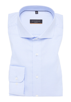 SLIM FIT Hemd in hellblau strukturiert