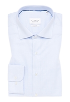 SLIM FIT Hemd in hellblau strukturiert