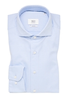 SLIM FIT Hemd in hellblau strukturiert