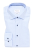 SLIM FIT Hemd in hellblau strukturiert