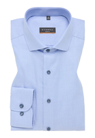 SLIM FIT Hemd in hellblau strukturiert