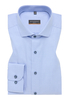 SLIM FIT Hemd in hellblau strukturiert