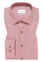 SLIM FIT Hemd in hellrot strukturiert