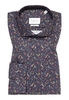 SLIM FIT Hemd in navy bedruckt