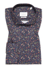 SLIM FIT Hemd in navy bedruckt