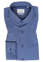 SLIM FIT Hemd in navy strukturiert