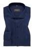 SLIM FIT Hemd in navy strukturiert