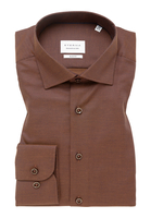 SLIM FIT Hemd in orange strukturiert