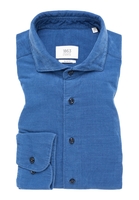 SLIM FIT Hemd in rauchblau unifarben