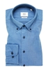SLIM FIT Hemd in rauchblau unifarben