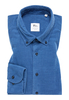 SLIM FIT Hemd in rauchblau unifarben