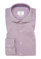 SLIM FIT Hemd in rosa strukturiert