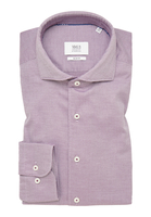 SLIM FIT Hemd in rosa strukturiert