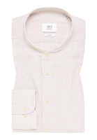 SLIM FIT Hemd in sand gestreift
