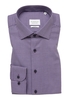 SLIM FIT Hemd in violett strukturiert