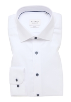 SLIM FIT Hemd in weiß strukturiert